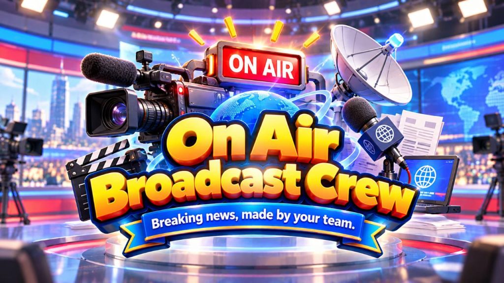 On Air Broadcast Crew